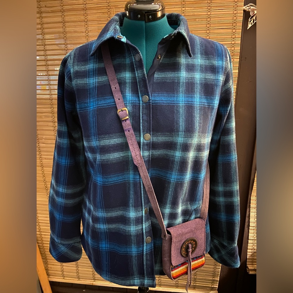 Orvis flannel button-up shirt